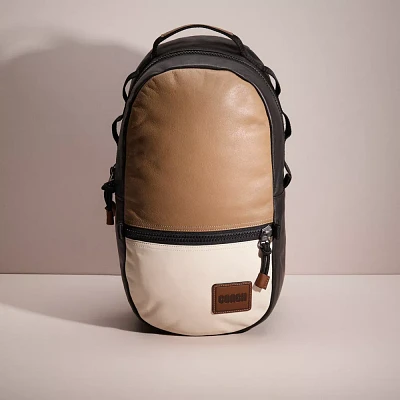 Academy Drawstring Backpack In Signature good Canvas With Coach Patch