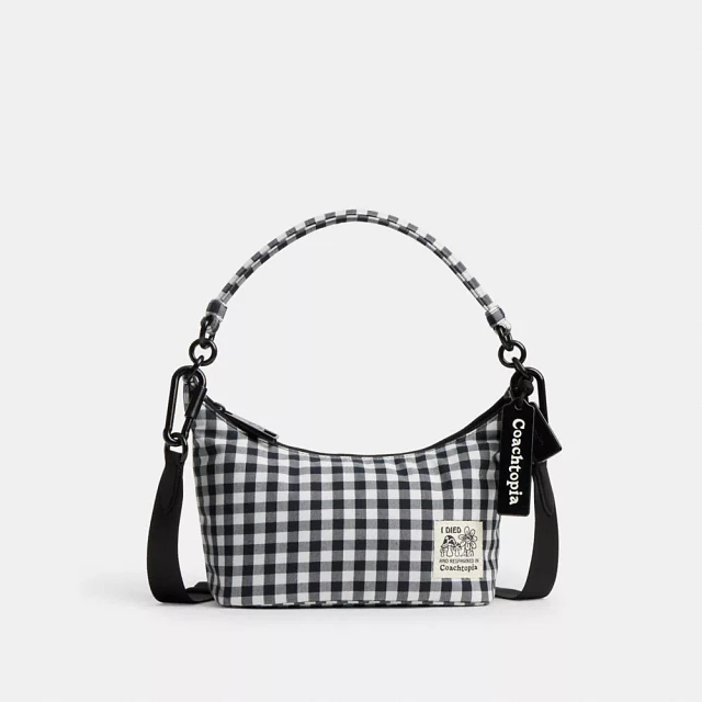 COACH® Coachtopia Loop Shoulder Bag With Gingham Pattern
