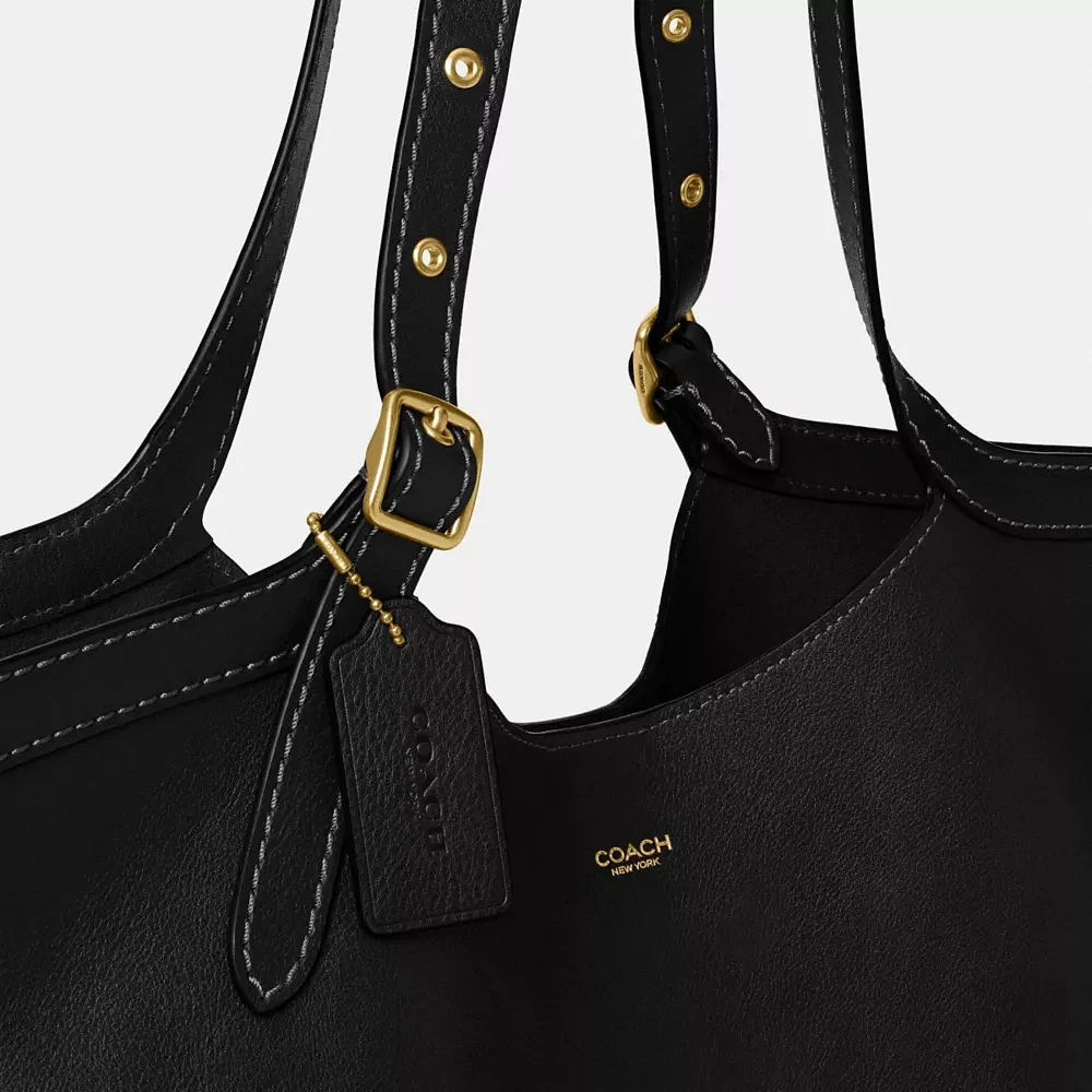 トートバッグ Coach Gramercy Tote Bag - Coach - Leather - Black Coach Gramercy Tote Bag | Black | FARFETCH CA