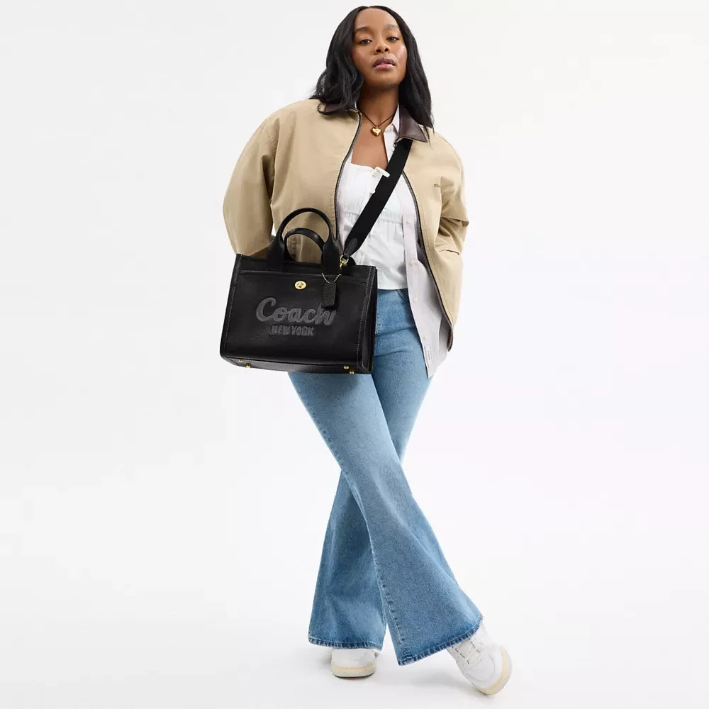 【COACH】Cargo Tote Bag With Paisley Print COACH® | Cargo Tote Bag 20 With Paisley Print
