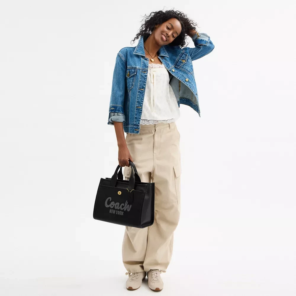 【COACH】Cargo Tote Bag With Paisley Print COACH® | Cargo Tote Bag 20 With Paisley Print