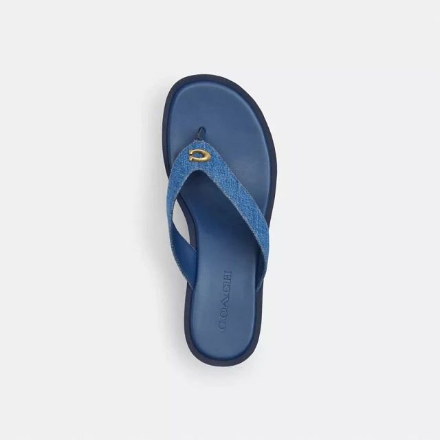 COACH® Sculpted C Platform Flip Flop | Arden Fair