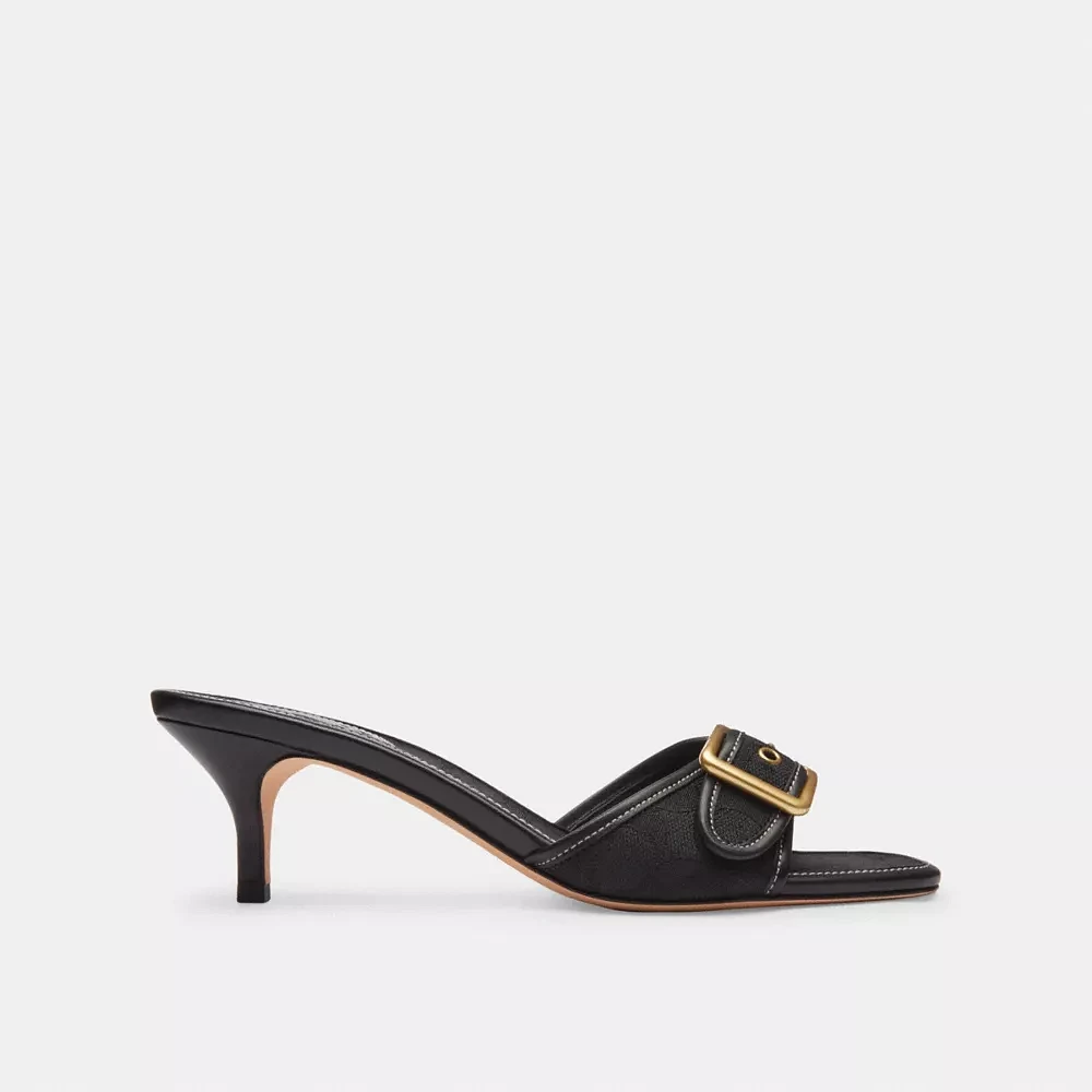 COACH® Margot Sandal Crystal Signature Jacquard | Arden Fair