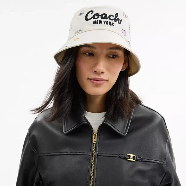 COACH スケッチプリントバケットハット COACH® Sketch Print Bucket Hat | Arden Fair