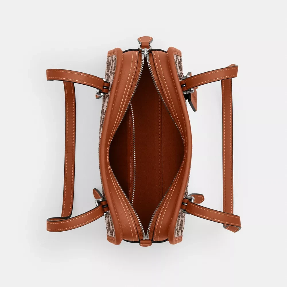 COACH® Swing Zip Bag 20 In Crystal Signature Jacquard