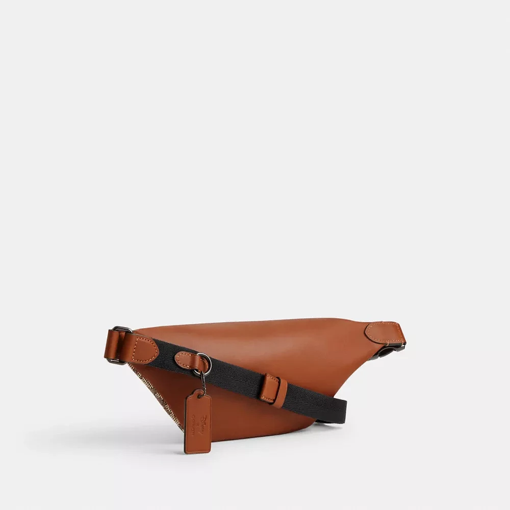 Coach Disney X Coach Charter Belt Bag 7 In Signature Textile Coach Disney X Coach Charter Belt Bag 7 In Signature Textile
