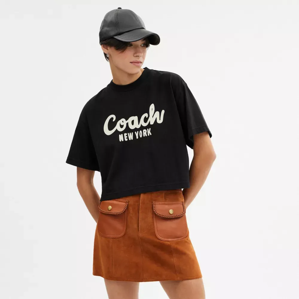 【COACH】カーシヴ コーチ スケッチ プリント Tシャツ★M 公式】COACH – コーチ | スケッチ プリント Tシャツ