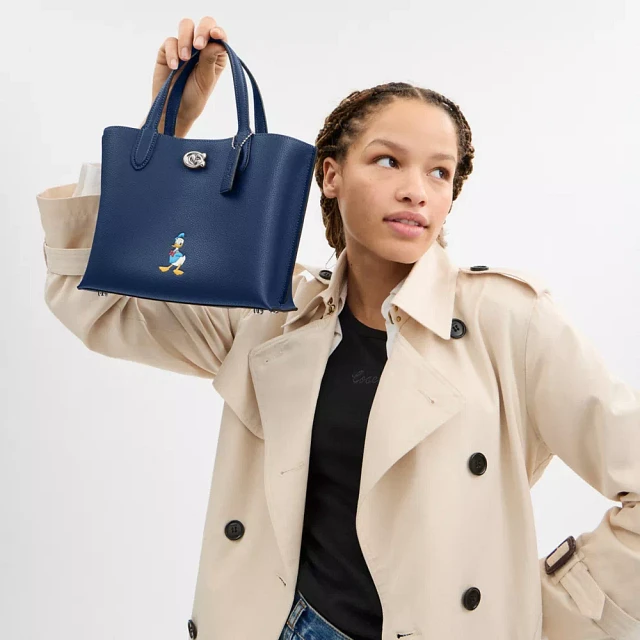 【Coach】Disney X Coach Willow Tote Bag 24  ◆国内発送◆ coach-Silverblack-Disney-X-