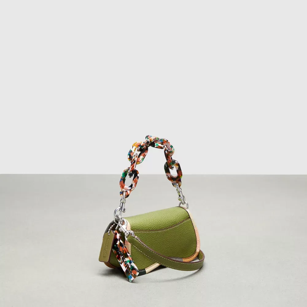 Coach Mini Wavy Dinky Bag In Coachtopia Leather With Coach Mini Wavy Dinky Bag In Coachtopia Leather With