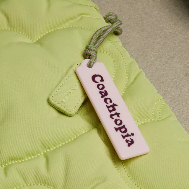 COACH® Coachtopia Loop Quilted Heart Flat Tote | Arden Fair