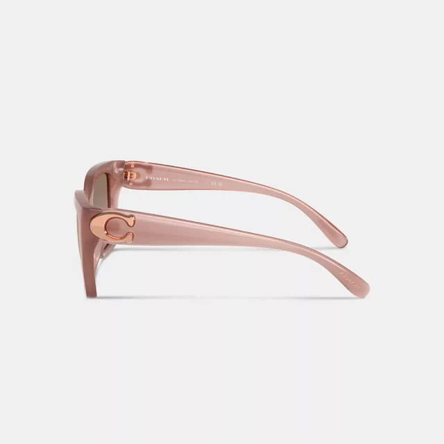 Coach Maxi Sculpted C Square Cat Eye Sunglasses | Arden Fair