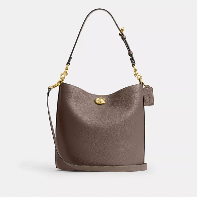 ★Coach★ Willow Soft Bucket Bag in Canvas CW882 B4XHG Willow Soft Bucket Bag In Signature Canvas