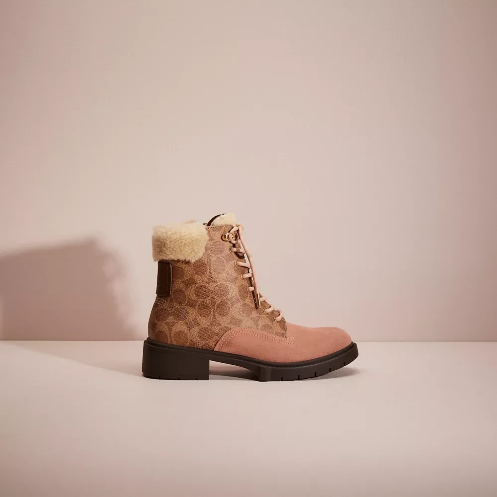 Coach lorimer bootie in signature canvas sale