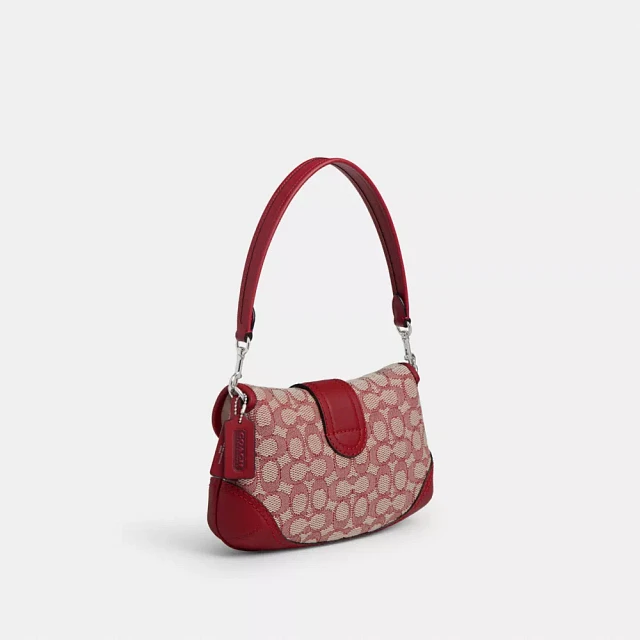 COACH® | Soho Flap Bag In Signature Textile Jacquard