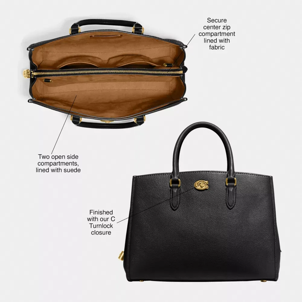 Coach large brooke carryall top