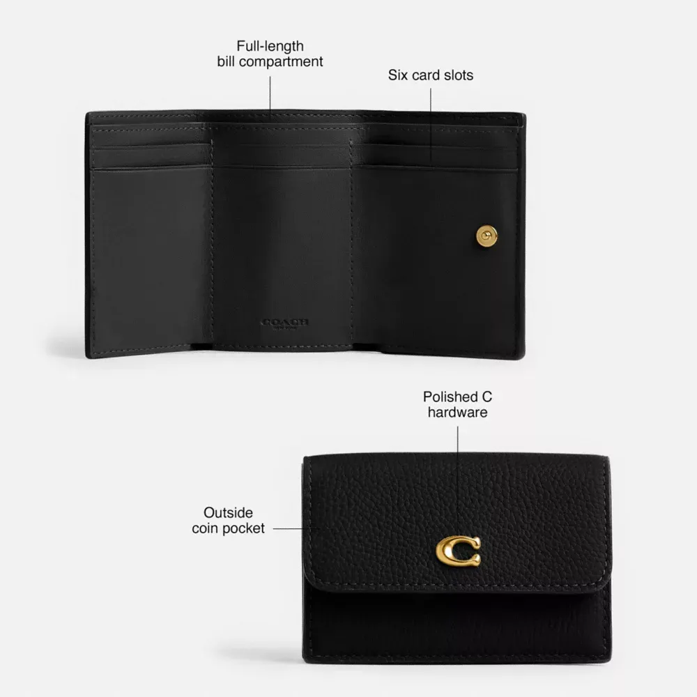Trifold coach wallet hot sale