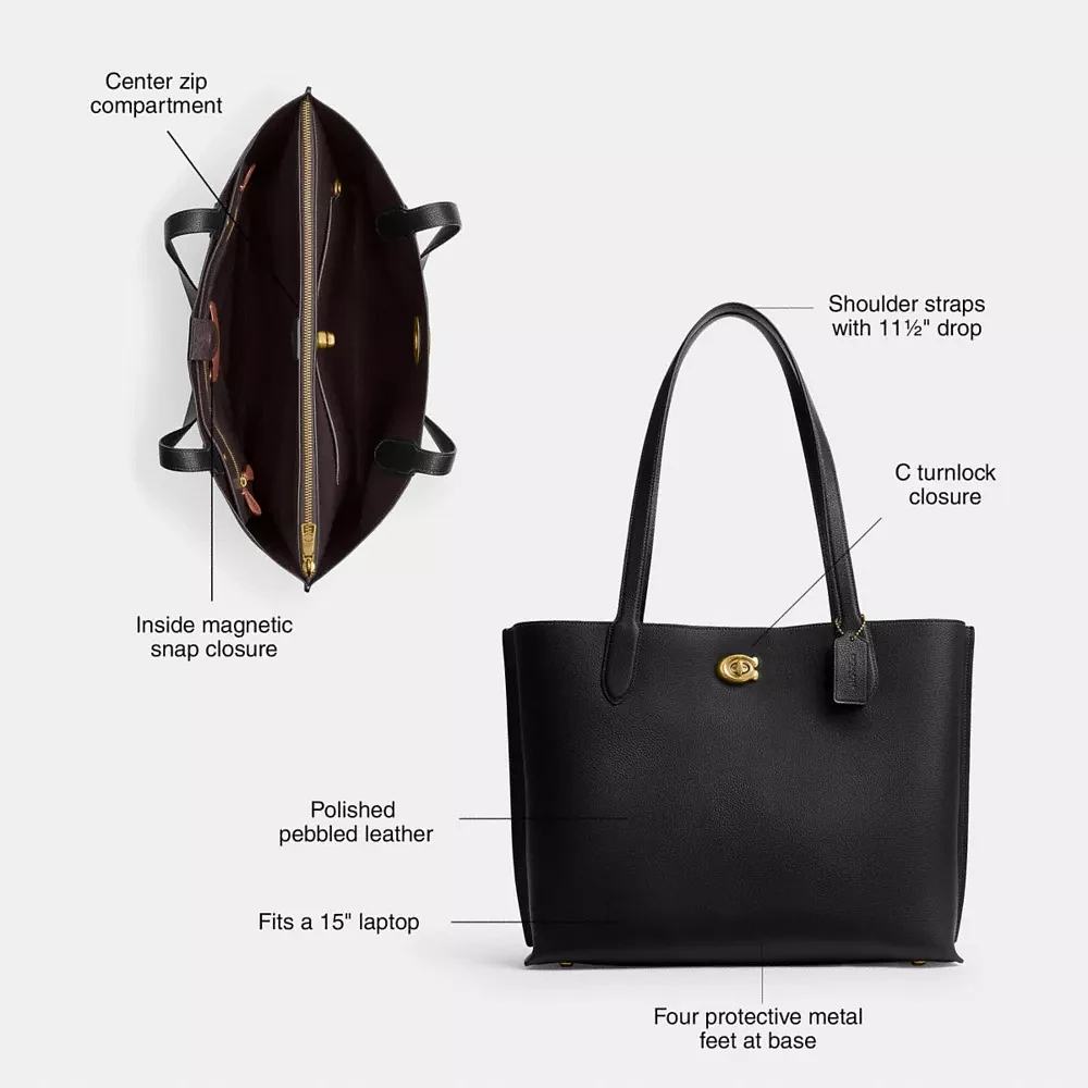【COACH】Willow Work Tote 38 ウィロー トートバッグ COACH® | Willow Work Tote 38