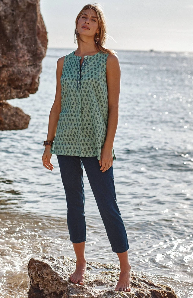 J. Jill Pure Jill Soft Indigo Slim-Leg Jeans at Hamilton Place in