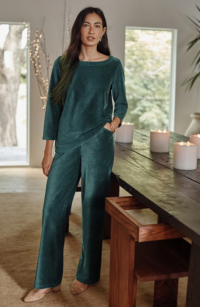 J. Jill Pure jill corded-velour wide-leg pants at CoolSprings