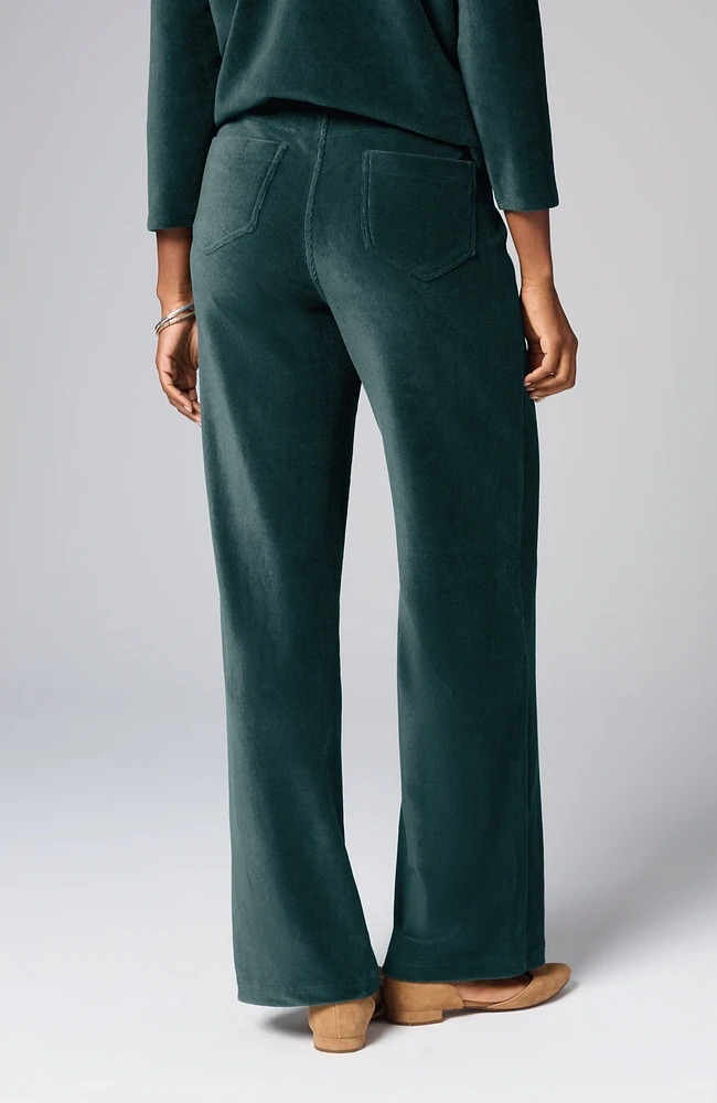 J. Jill Pure jill corded-velour wide-leg pants at CoolSprings