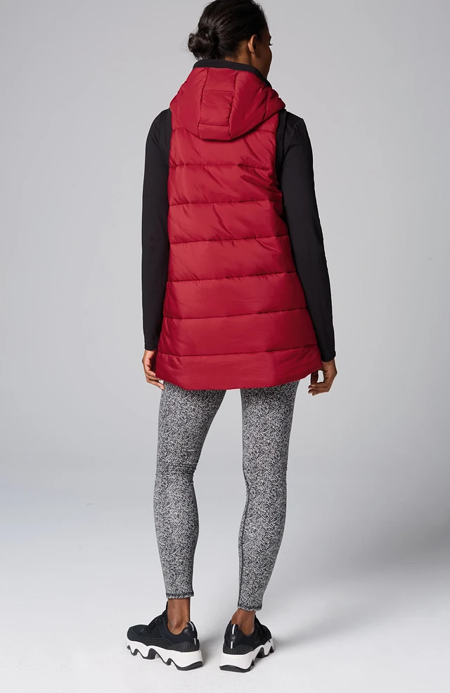 L'Appartement  【GERRY/ジェリー】DOWN VEST Gerry Women's Reversible Hooded Down Vest (Small, Olive/Camo
