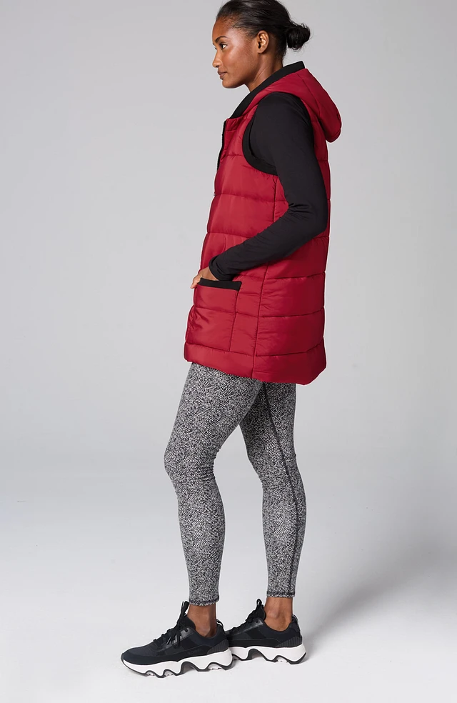 J. Jill Zip-Front Down Puffer Vest at CoolSprings Galleria