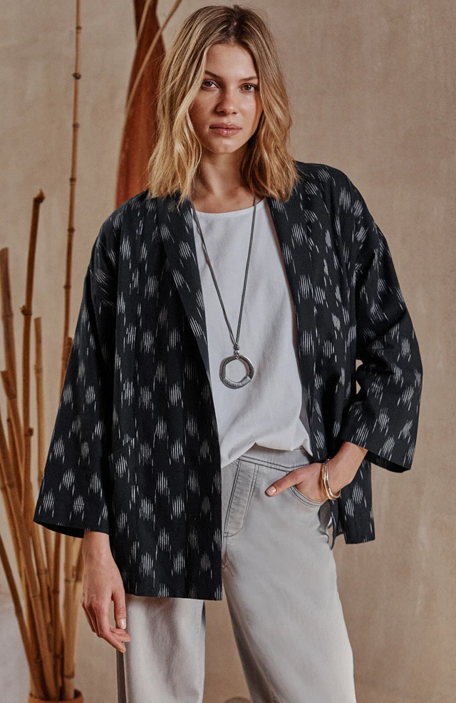J. Jill Pure jill ikat open-front jacket at CoolSprings Galleria