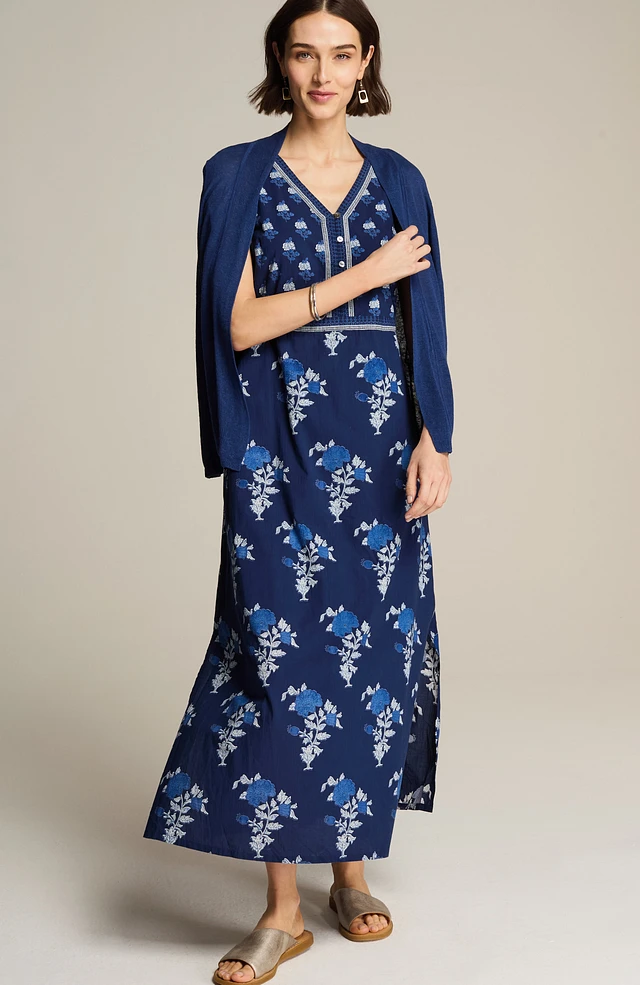 J. Jill Pure jill embroidered midi dress at CoolSprings