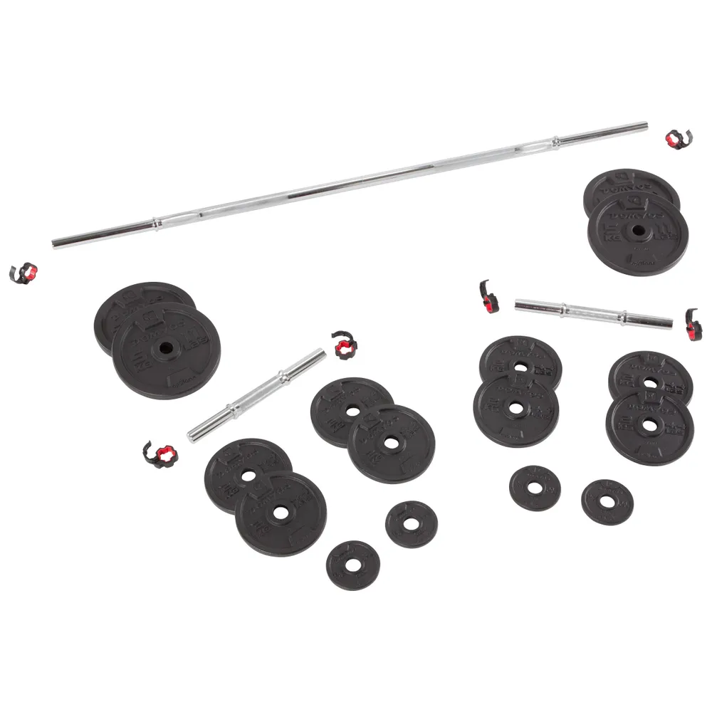 CORENGTH Weight Training Dumbbell & Bar Kit 50 kg (110 lb) Bramalea