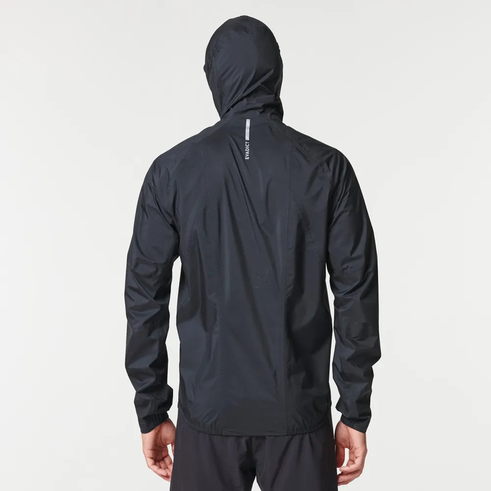 Mens running best sale rain jacket