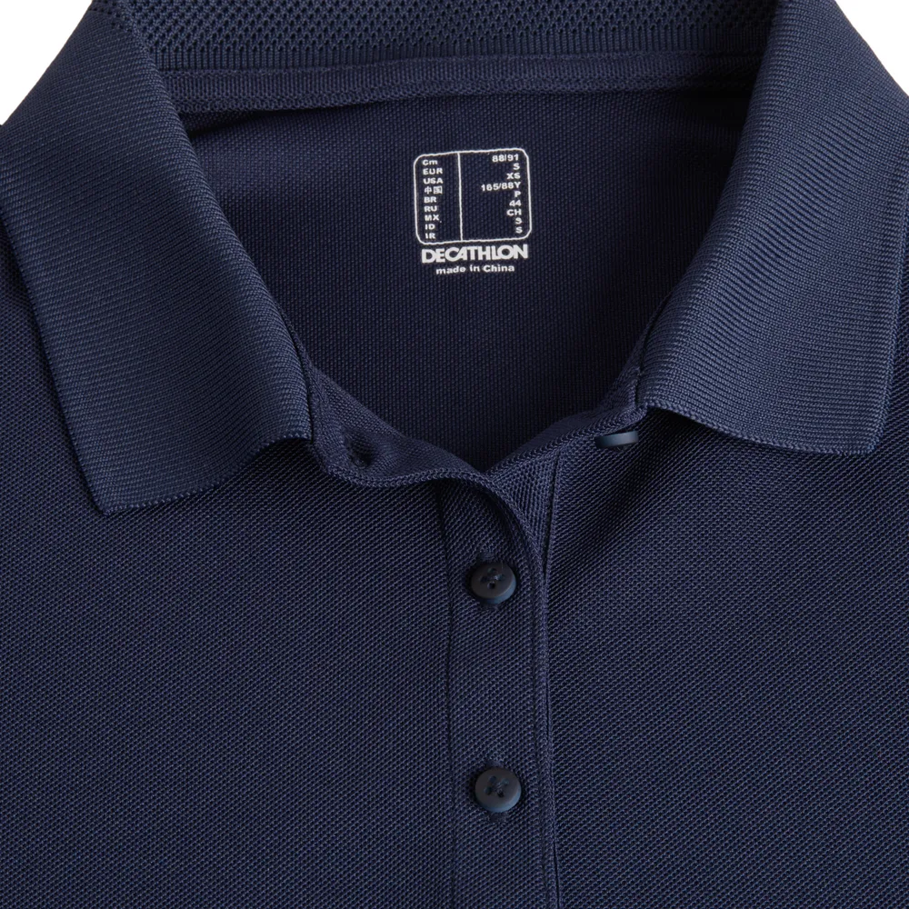 Navy blue outlet womens polo shirt