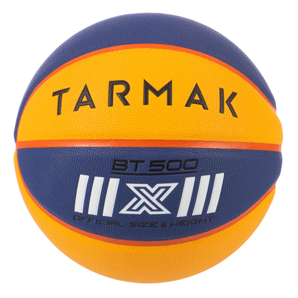 TARMAK Size 6 3x3 Basketball BT 500 Blue Yellow Bramalea City