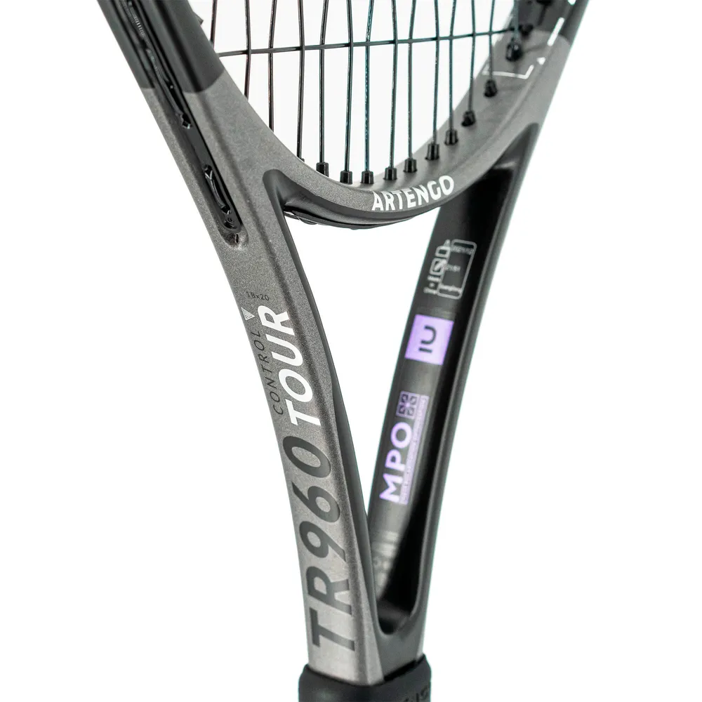 ARTENGO Tennis Racket Unstrung Control Tour 18x20 - TR 960 Grey