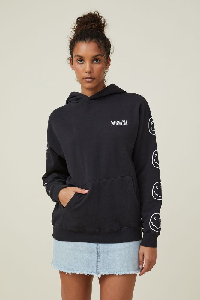 Black deals nirvana hoodie