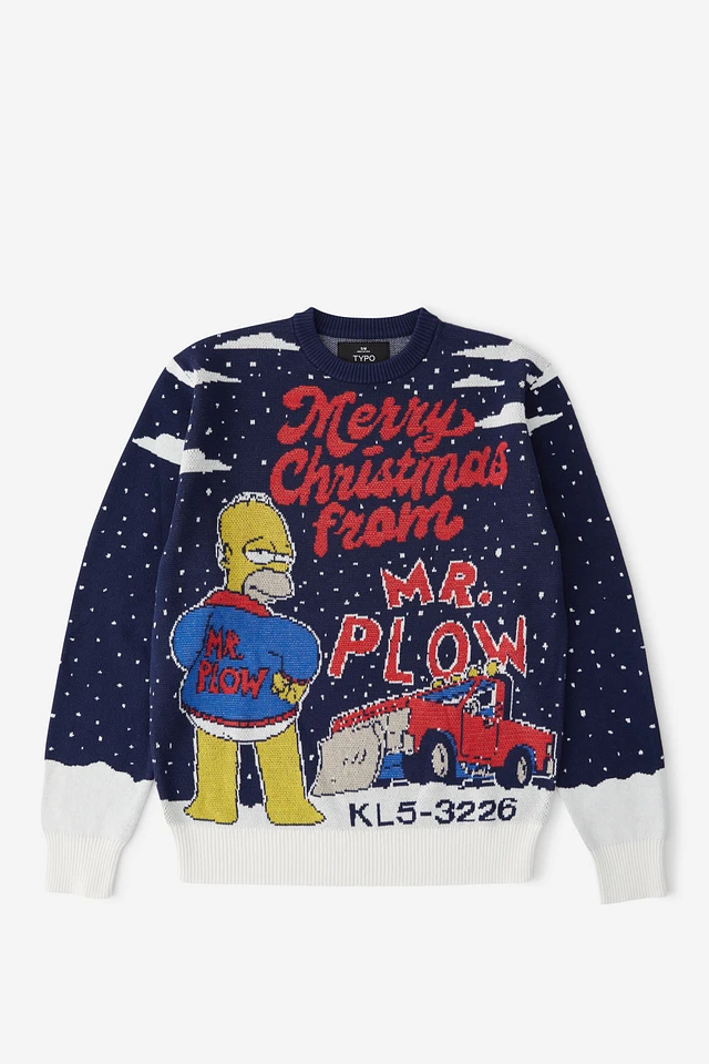 The simpsons christmas jumper hot sale