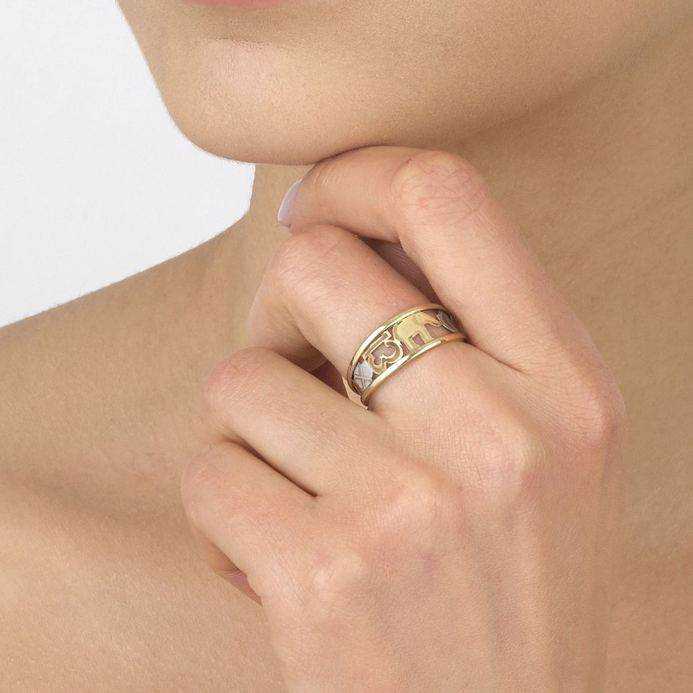 Anillo de la suerte best sale de oro para hombre