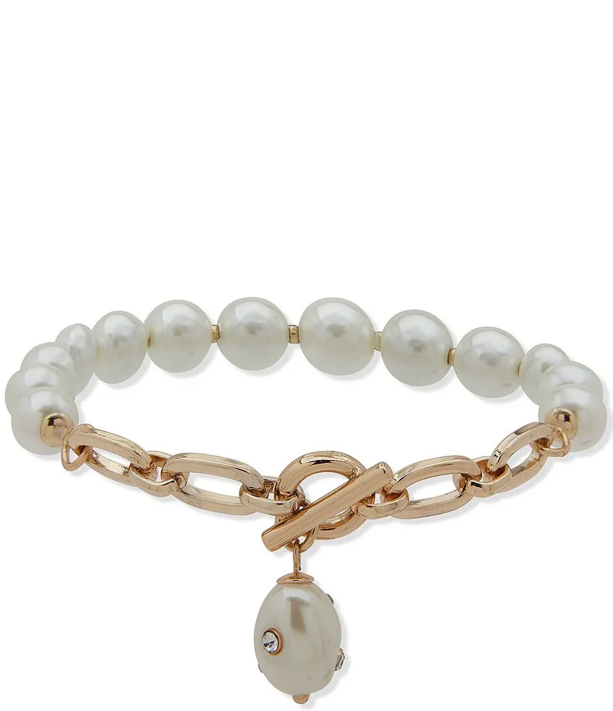 Anne klein deals pearl bracelet