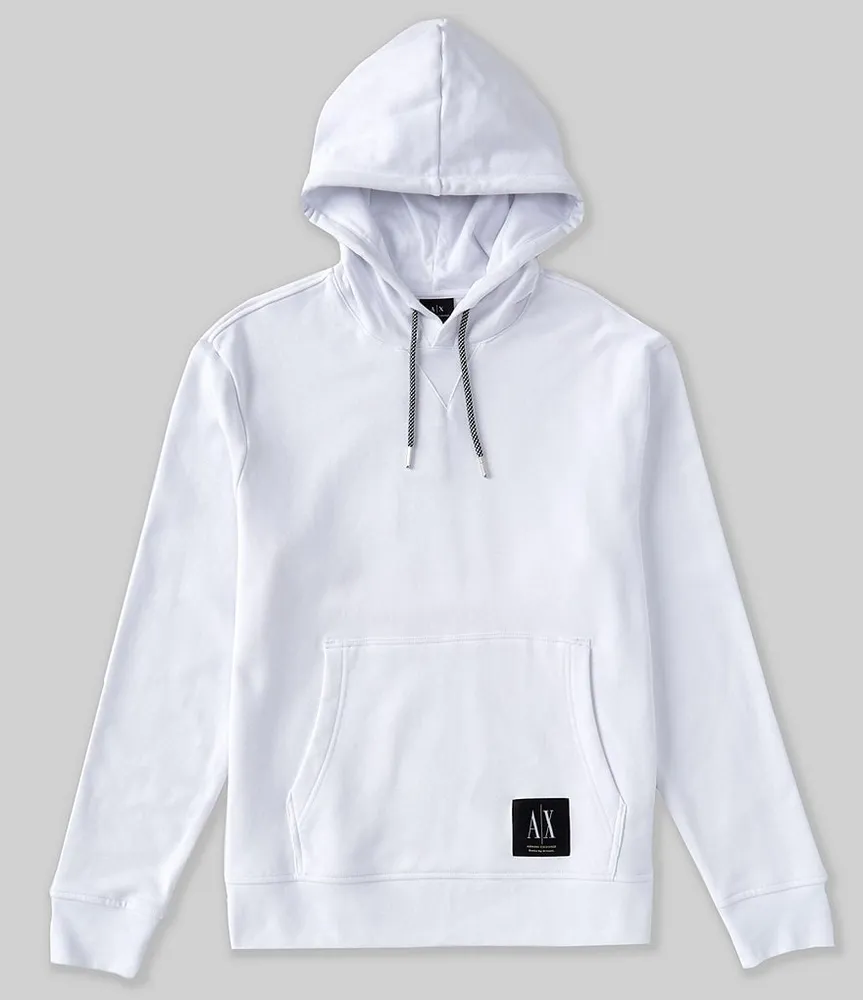 Armani Exchange Small Box Logo Long Sleeve Hoodie | Green Tree Mall