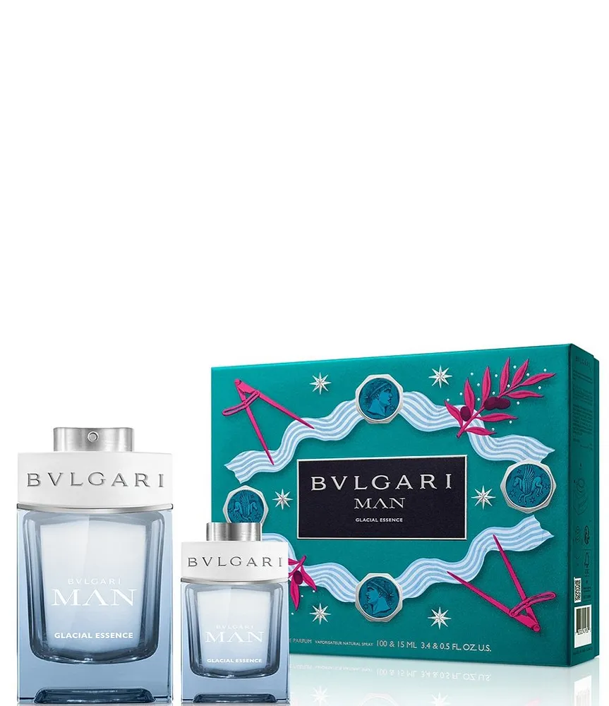 Bvlgari Man Glacial Essence Eau de Parfum 2Piece Gift Set Green Tree