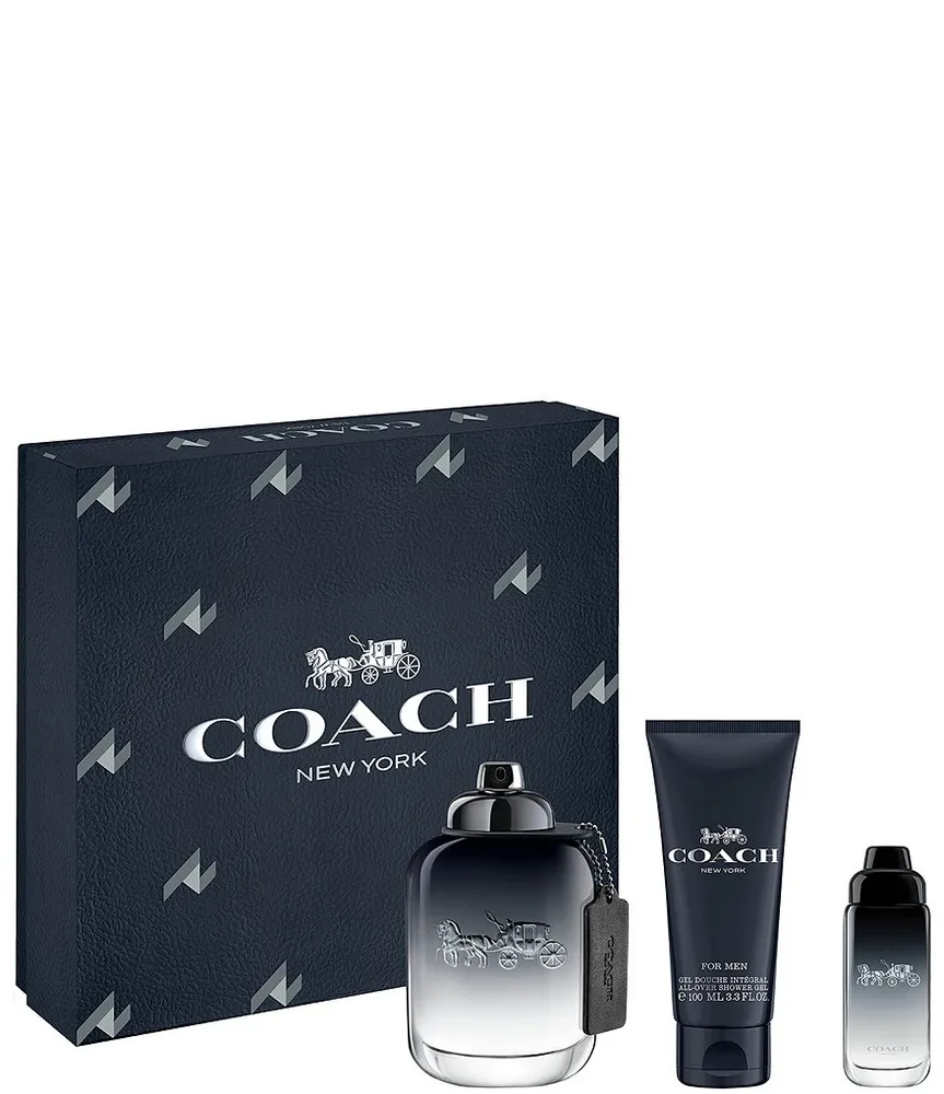 COACH Coach for Men Eau de Toilette 3-Piece Gift Set | Brazos Mall