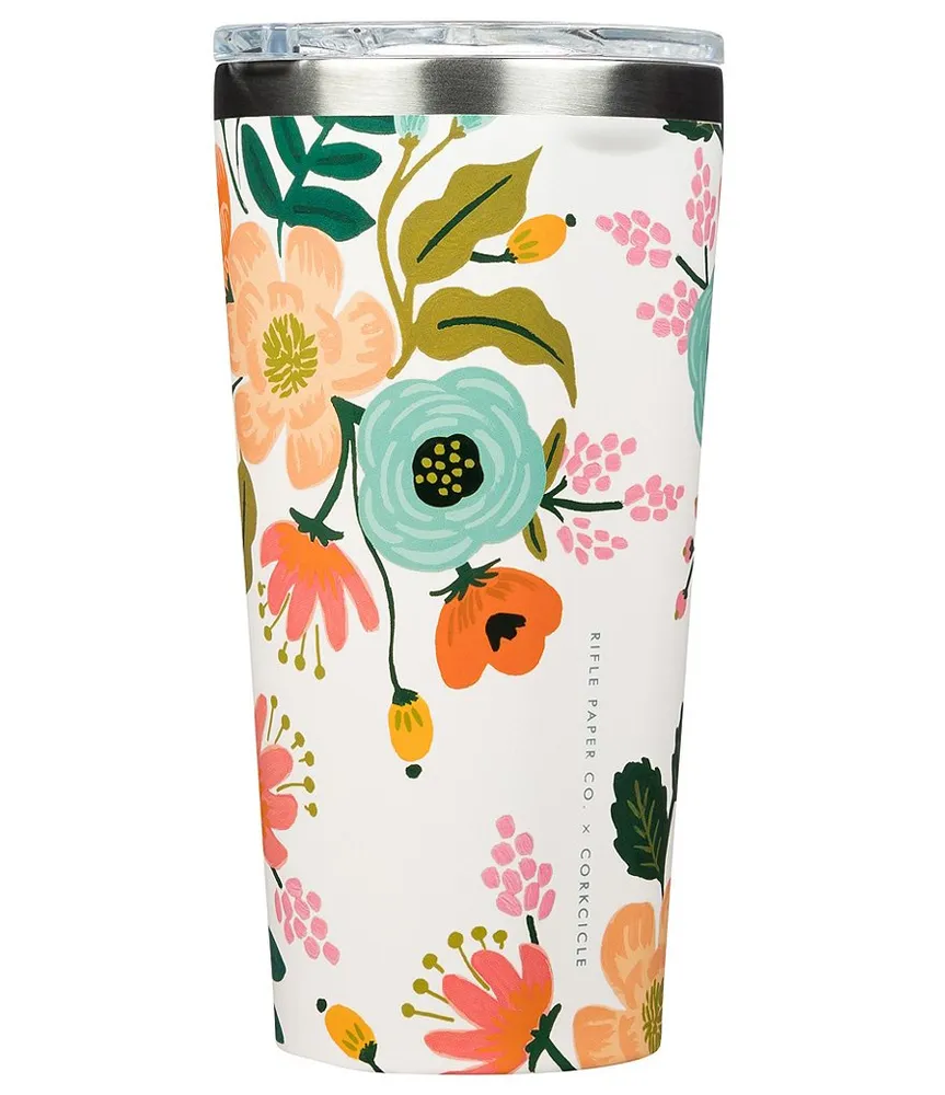Corkcicle Rifle Paper Co. Stainless Steel TripleInsulated 16oz Floral