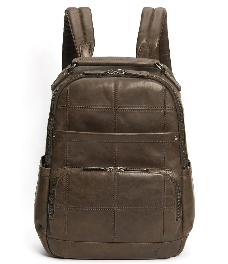 Frye Logan Patchwork Leather Backpack | Green Tree Mall