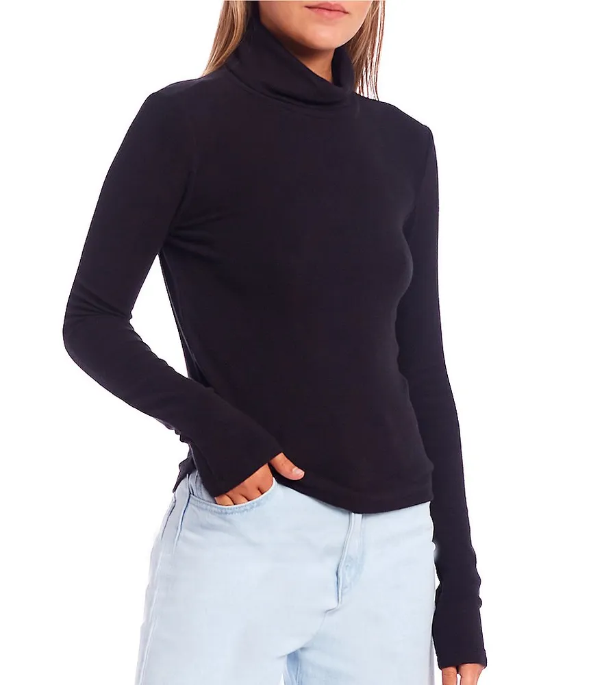 GB Turtle Neck Long Sleeve Fitted Top | Green Tree Mall