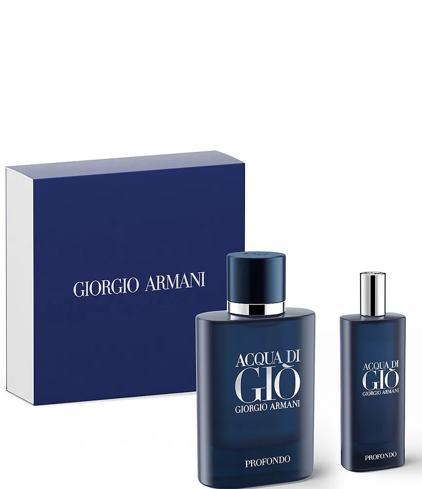 Giorgio Armani Acqua di Gio Profondo Eau de Parfum Men's 2-Piece Gift ...