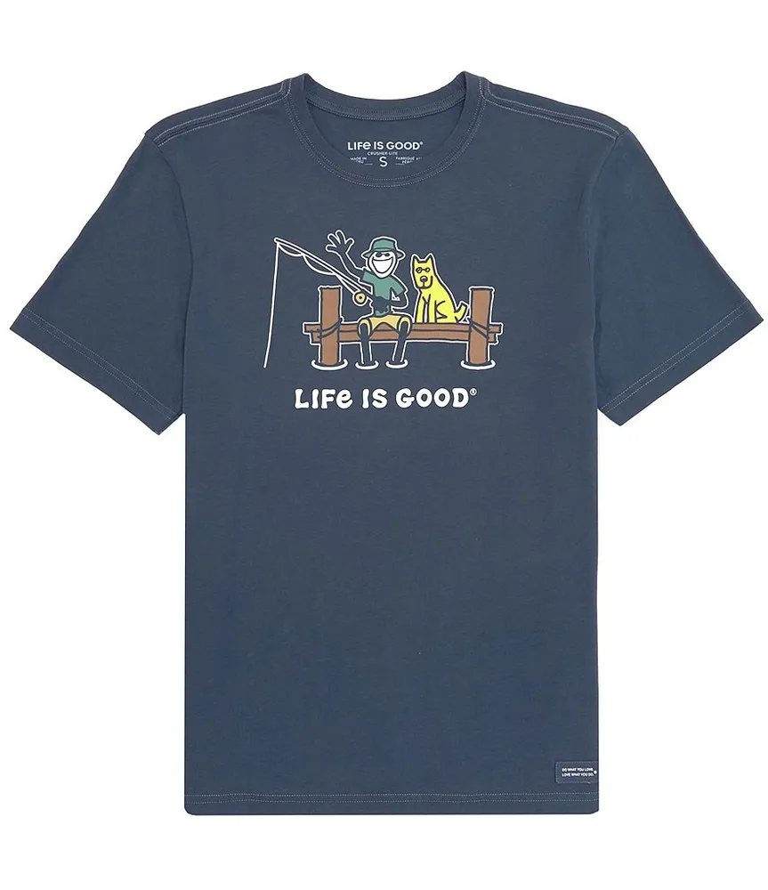 Life is Good Jake Rocket Dock Fish Crusher-Lite™ Short Sleeve Tee