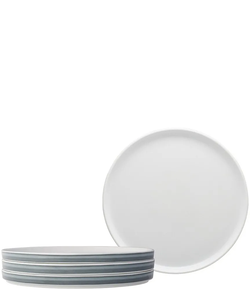 Noritake ColorStax Ombre Collection Dinner Plates, Set of 4 Green