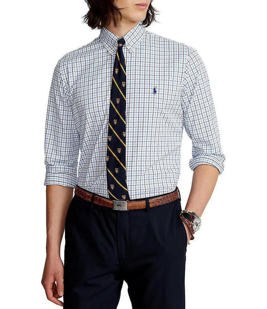 Polo Ralph Lauren Big & Tall Classic-Fit Medium Plaid Performance