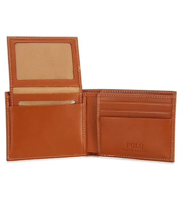 Polo Ralph Lauren Burnished Leather Billfold | Green Tree Mall