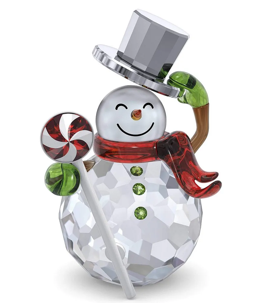 Swarovski Crystal Holiday Cheers Dulcis Snowman Figurine | Green Tree Mall