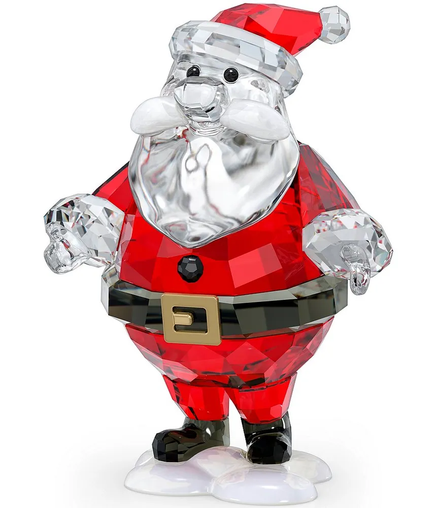 Swarovski Crystal Holiday Cheers Santa Claus Figurine | Green Tree Mall